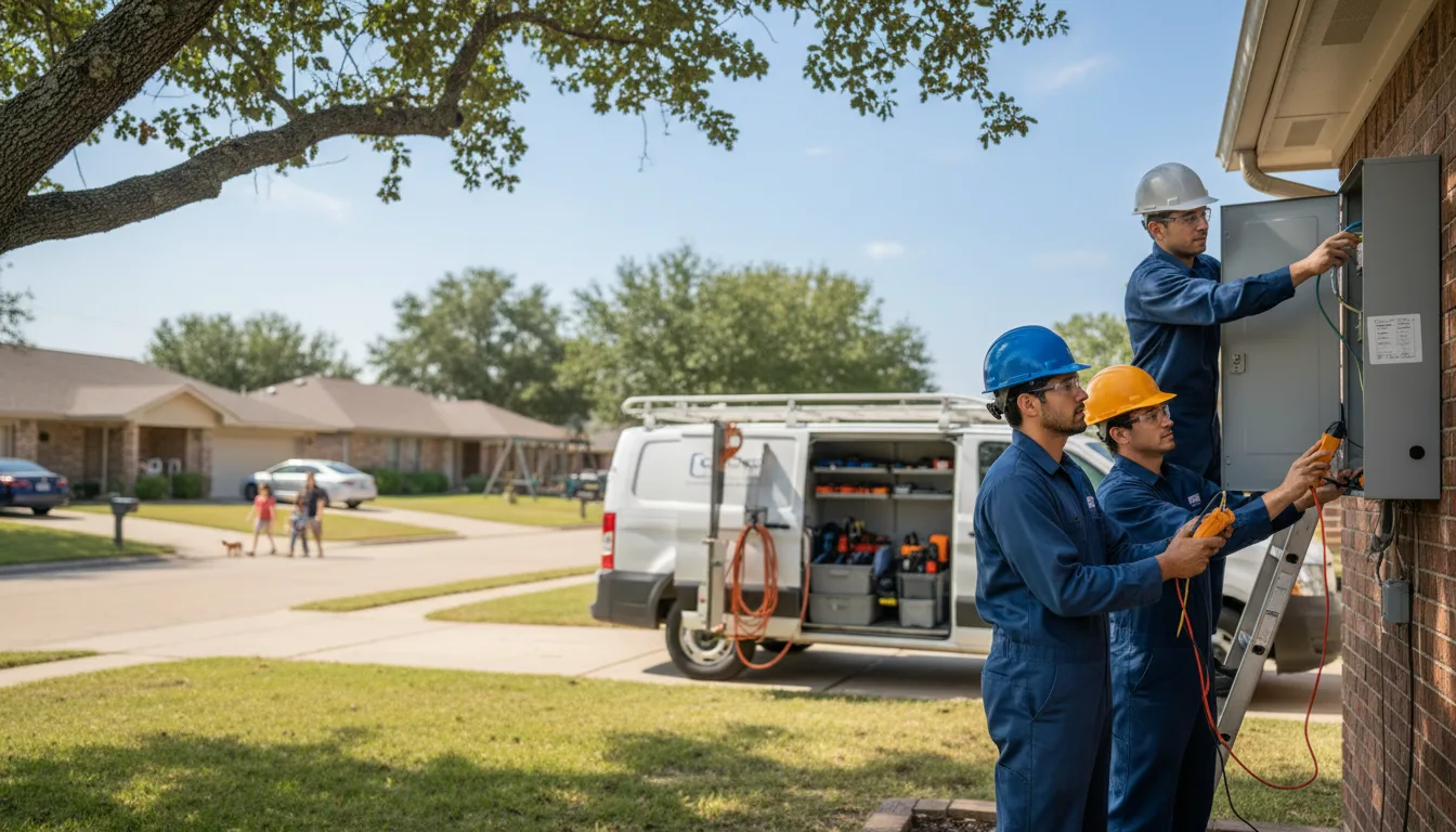Certified electrician providing emergency electrical services in Winfield, KS